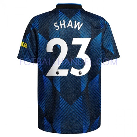 Herre Fotballdrakter Manchester United Luke Shaw 23 Tredje 2021-22 Kortermet